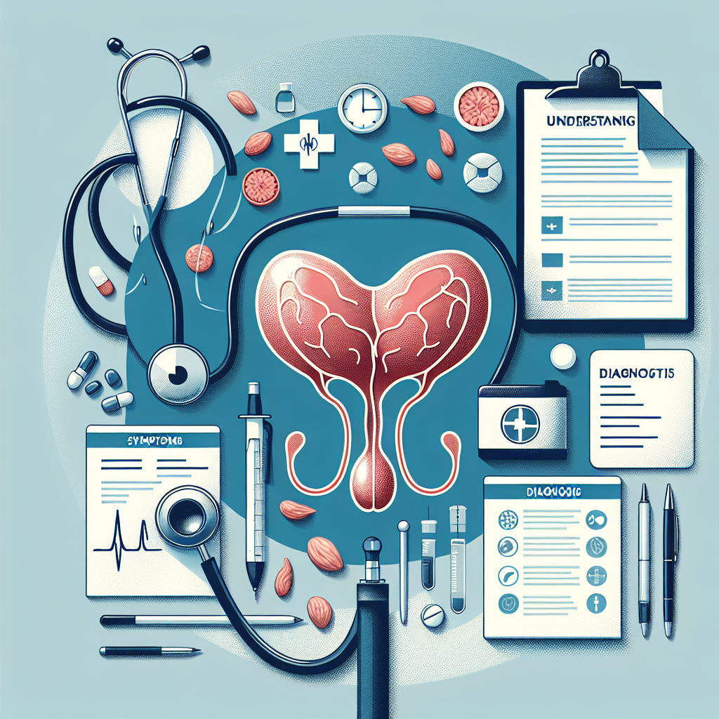 Medical professional explaining chronic non-bacterial prostatitis to a patient.