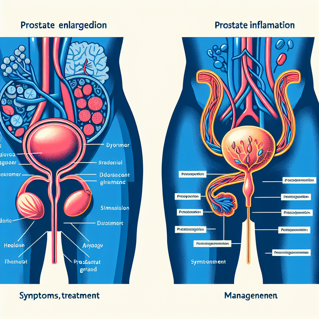 So sánh giữa Tuyến Tiền Liệt Phì Đại và Viêm Tuyến Tiền Liệt: Triệu Chứng, Điều Trị và Quản Lý